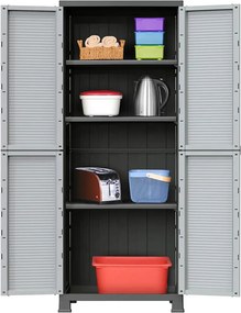 vidaXL Πλαστικό Ντουλάπι 68 x 39 x 171,5 εκ.