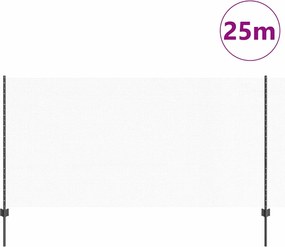 vidaXL Συγκολλητός φράχτης από σύρμα 25 x 1,2 μ (Υ x Ύψος)