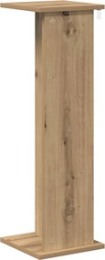 vidaXL Βάση φυτών Artisan Δρυς 25 x 25,5 x 80,5 εκ. Επεξεργασμένο Ξύλο