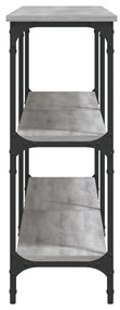 vidaXL Τραπέζι Κονσόλα Γκρι Sonoma 200x29x75 εκ. Επεξεργασμένο Ξύλο