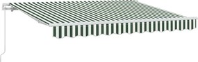 vidaXL Σκηνίτσα Αναδιπλούμενη Πράσινο 350 x 200 cm ύφασμα