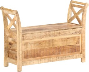 vidaXL Πάγκος Χολ 103 x 33 x 72 εκ. από Μασίφ Ξύλο Μάνγκο