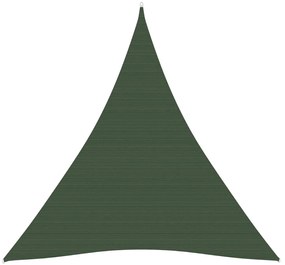 Πανί Σκίασης Σκούρο Πράσινο 4 x 5 x 5 μ. από HDPE 160 γρ./μ² - Πράσινο