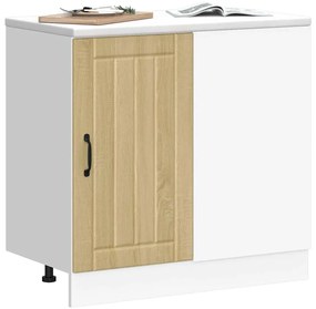 vidaXL Ντουλάπι βάσης νεροχύτη "Lucca" Sonoma Oak Engineered Wood