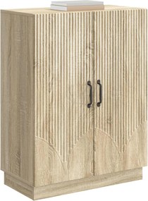 vidaXL Πλαϊνό γραφείο Sonoma Δρυς 66 x 34,5 x 87 εκ.