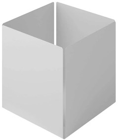 Θήκη Οργάνωσης Κύβος 118-033 13x13x13cm Matt White Pam&amp;Co Stainless Steel