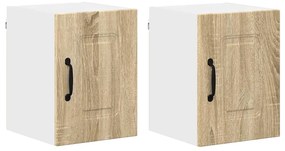 vidaXL Πάνελ πλυντηρίου πιάτων Kalmar 2 pcs Δρύς Sonoma