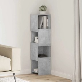 vidaXL Γωνιακό Ντουλάπι Σκυρόδεμα Γκρι 25,5x25x102εκ