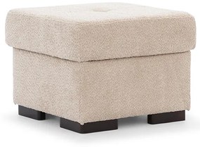 Πουφ Tare Mini χωρίς αποθηκευτικό χώρο/ Μπεζ/ 60x45,5x60/ BOG235