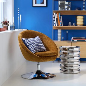 Τραπεζάκι βοηθητικό από χρωμιωμένο κεραμικό, Kerros