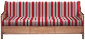 Καναπές - Κρεβάτι Παυλίνα τριθέσιος-Κόκκινο Γκρι