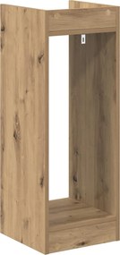 vidaXL Βάση φυτών Artisan Δρυς 30 x 30 x 80 cm Επεξεργασμένο Ξύλο