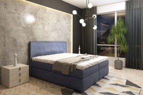 Επενδυμένο κρεβάτι Corneza με στρώμα-180 x 200