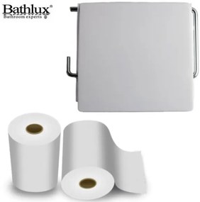 Χαρτοθήκη για χαρτί τουαλέτας λευκή 50301 Bathlux BathLux