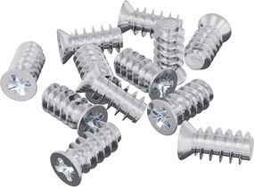 vidaXL Βίδα 10909 pcs Ασημί M6 x 12 mm Σίδερο