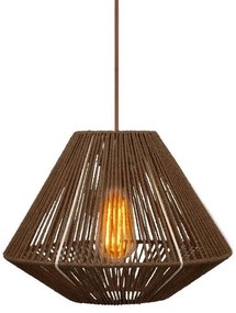 Φωτιστικό Οροφής Μονόφωτο Cordon 4 C240 Fylliana Καφέ 35x30 εκ. 35x35x110 εκ.