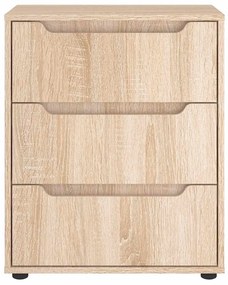 Sideboard VISNES Δρυς Sonoma 60x40x73 cm Ξύλο μηχανής - Καφέ