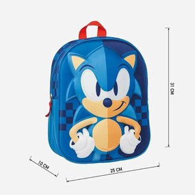 Σχολική Τσάντα 3D Sonic