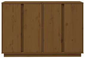 vidaXL Ντουλάπι Καφέ Μελί 120x35x80 εκ. από Μασίφ Ξύλο Πεύκου