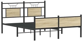 Πλαίσιο Κρεβατιού Χωρ. Στρώμα Sonoma Δρυς 140x190εκ. Επ. Ξύλο 4106980