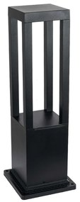 Φωτιστικό Δαπέδου Κήπου Honebee 90541 20x20x60cm LED 15W 1500lm IP65 2700K Black GloboStar