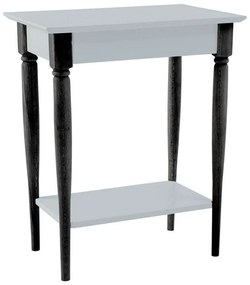 Κονσόλα Mamo S MAMOCSBL8 65x35x74cm Pearl Grey-Black Mdf, Wood