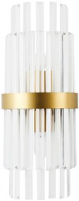 Φωτιστικό Τοίχου - Απλίκα M6619-A2 TORRENT BRUSHED GOLD WALL LAMP Γ3 - 21W - 50W - 77-8214