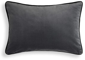 Μαξιλαροθήκη Διακοσμητική Velour Grey Perle Bassetti 40X60cm Cotton-Polyester