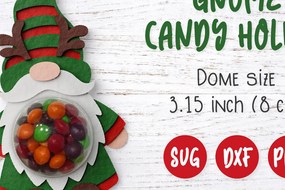 Σετ των 3 Intra απο ξύλο plywood 3mm-4mm πάχος Πρότυπο θόλου καραμελών Χριστουγέννων Δίασταση 6x9 cm INTRAFABR-50963819