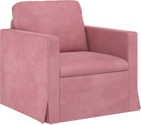 vidaXL Σετ Καναπέ 2 pcs Ροζ 228 x 78 x 80 εκ Βελούδο