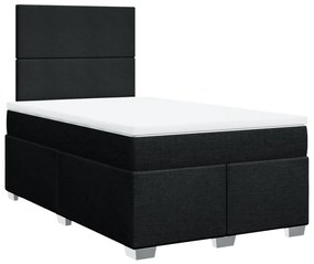 ΚΡΕΒΑΤΙ BOXSPRING ΜΕ ΣΤΡΩΜΑ ΜΑΥΡΟ 120X190 ΕΚ. ΥΦΑΣΜΑΤΙΝΟ 3292722