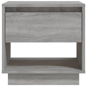 vidaXL Κομοδίνο Χρώμα Γκρι Sonoma 45 x 34 x 44 εκ. από Μοριοσανίδα