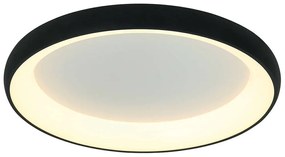 Φωτιστικό Οροφής - Πλαφονιέρα 2040 Led 3000K 30W Φ40cm Sandy Black Αλουμίνιο,Ακρυλικό