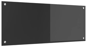 vidaXL Πλάκα Κουζίνας Σκούρο Γκρι 100x40x0,6 εκ Σκληρυμένο Γυαλί