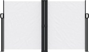 vidaXL Σκίαστρο Πλαϊνό Συρόμενο Λευκό 140 x 1000 εκ.