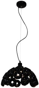 Φωτιστικό Οροφής HL-3590-S DARINA BLACK PENDANT Φ36 - Μέταλλο - 77-4100