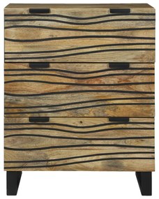 vidaXL Μπουφέ 60x33.5x75 cm από Μασίφ Ξύλο Μάνγκο