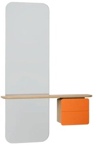 Καθρέπτης Τοίχου One More Look 5620C5620-10 78x15x118cm Oak Nuance Orange Umage