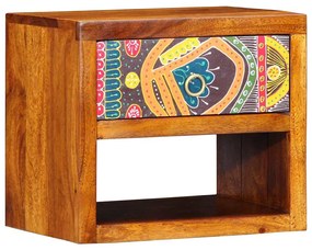 vidaXL Κομοδίνο 2 pcs Καφέ 40 x 35 x 35 εκ Μασίφ ξύλο ακακίας