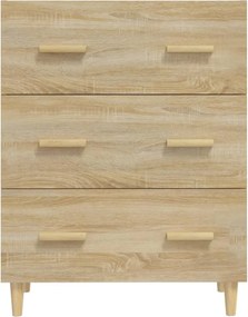 vidaXL Ντουλάπι Sonoma Δρυς 70 x 34 x 90 εκ. από Επεξεργασμένο Ξύλο