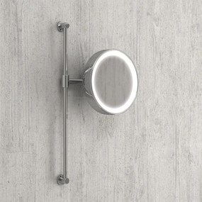 Karag HY-1528 Cromo - Ηλεκτρικός Μεγεθυντικος Καθρεπτης Led