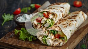 Intra Συλλεκτικό Ξύλινο Παζλ Plywood  4mm - Ψητό τυλιχτό κοτόπουλου με φρέσκα λαχανικά Σε Ξύλινο Κουτί - Διαστάσεις: 10x10 cm – 25 κομμάτια
