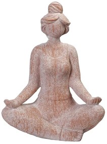 Διακοσμητική Φιγούρα Γυναίκα (38x22.5x50) Espiel Yoga KUN312