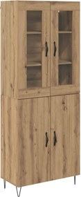 vidaXL Highboard Artisan Oak 69,5 x 34 x 90 εκ. Επεξεργασμένο ξύλο