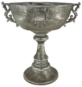 MarHome ΜΕΤΑΛΛΙΚΟ ΚΥΠΕΛΟ - ΑΣΗΜΙ ANTIKE Y44cm 2/KIB 15-00-18923