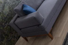Έξυπνος γωνιακός καναπές 280x98x70 cm