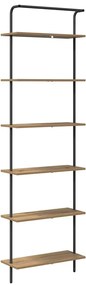 vidaXL Ράφι Βιβλίων artisan δρυς 60 x 24 x 203 εκ Επεξεργασμένο ξύλο
