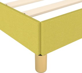 vidaXL Πλαίσιο Κρεβατιού χωρίς Στρώμα Πράσινο 90x200 εκ. Υφασμάτινο