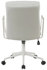 Καρέκλα γραφείου διευθυντη Kreno pakoworld PES γκρι 56x67x89-97εκ