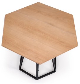 HERMAN table natural/black DIOMMI V-CH-HERMAN-ST